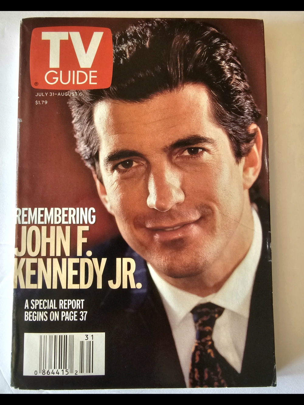 TV Guide Magazine "Remembering John F.Kennedy Jr." 1999